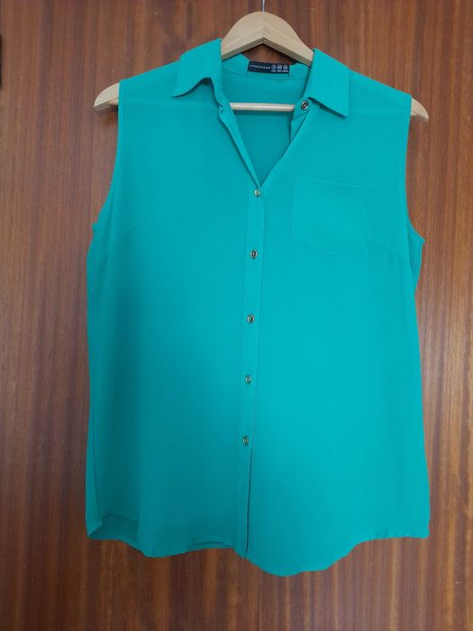 Blusa de senhora verde