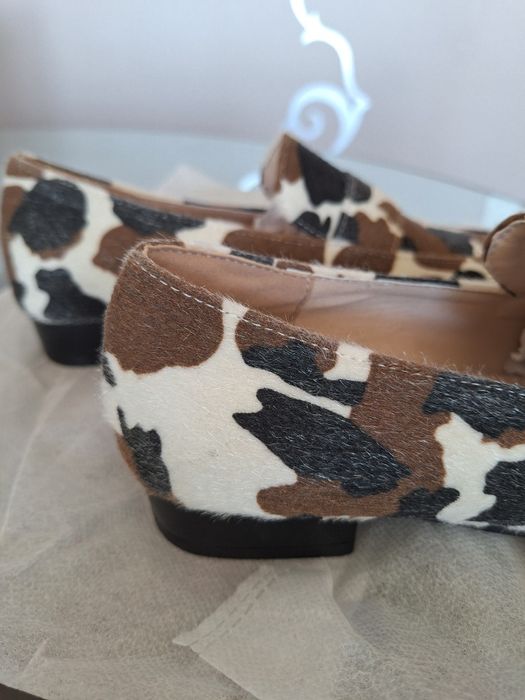 Sapatos de senhora malhados