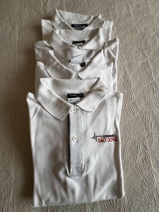 Conjunto 4x Polos Manga Comprida (Externato São José)