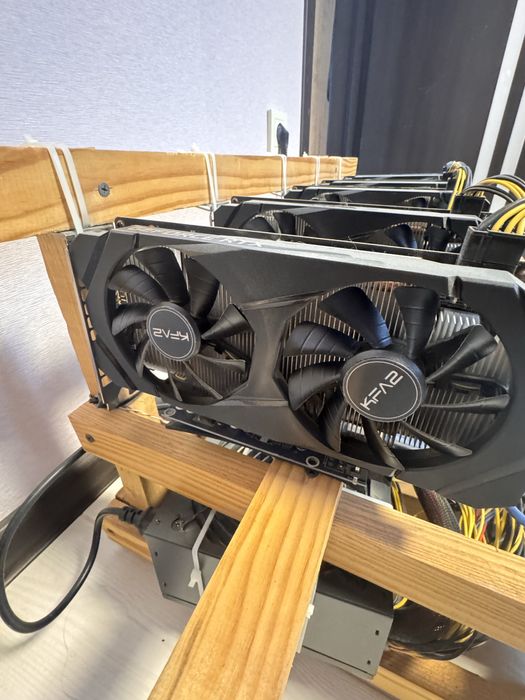 Майнинг-ферма 5× RTX 2060 6GB | Повністю робоча