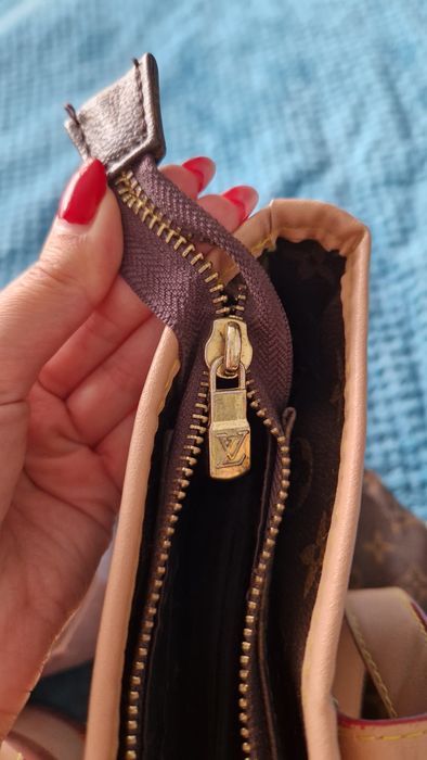 Torebka brązowa duża