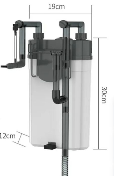 Filtro externo suspenso