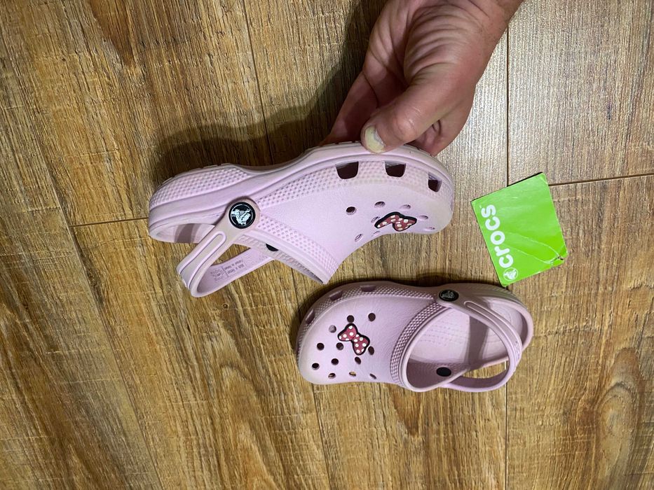 Шлепки босоніжки сандалі детские на девочку сабо Crocs р.31 С-13