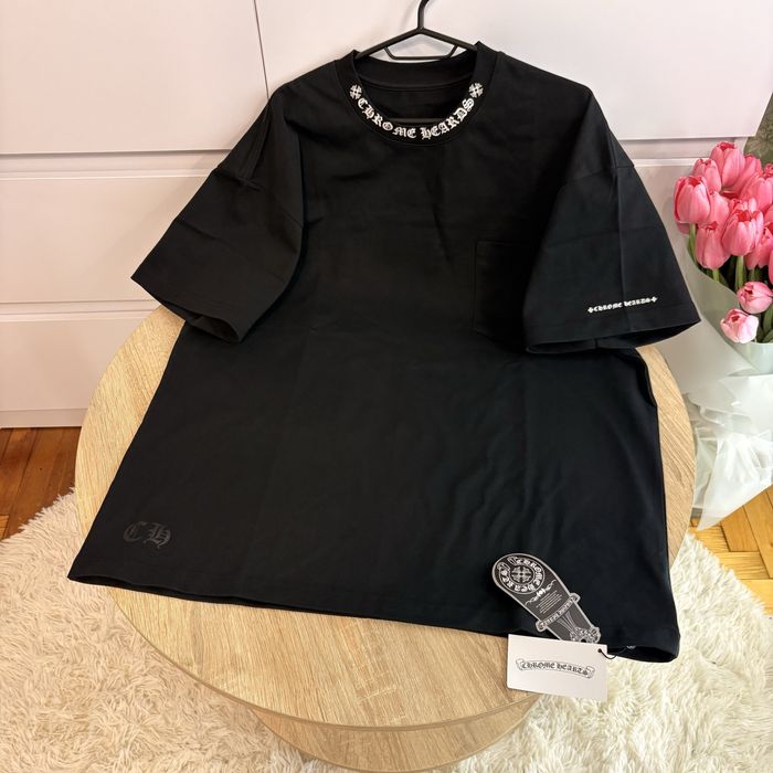 Футболка  CHROME HEARTS чорна хром хартс