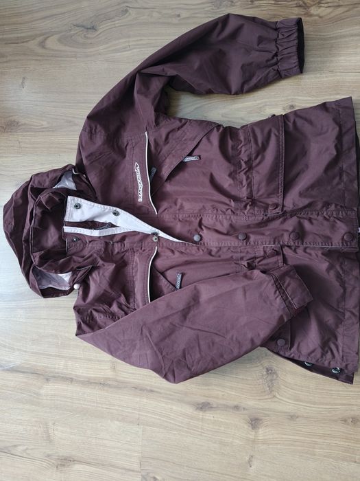 Ciepła kurtka zimowa dla dziewczynki r.128