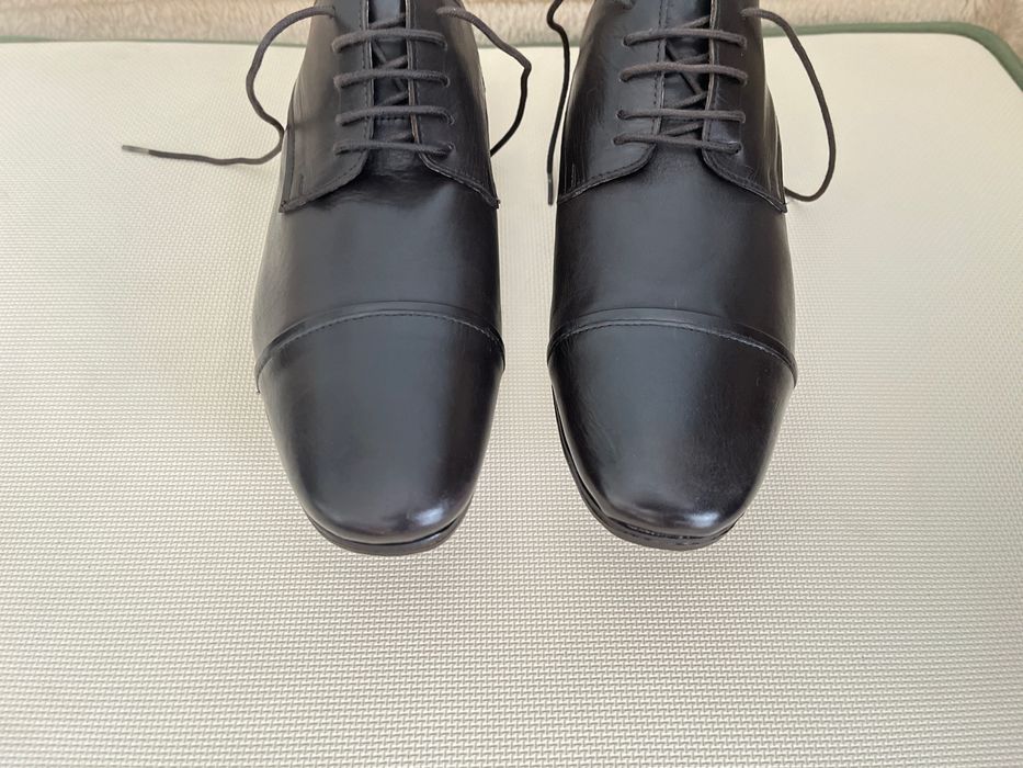 Aldo Bronx Oxfordy brązowe skórzane półbuty męskie 44/45