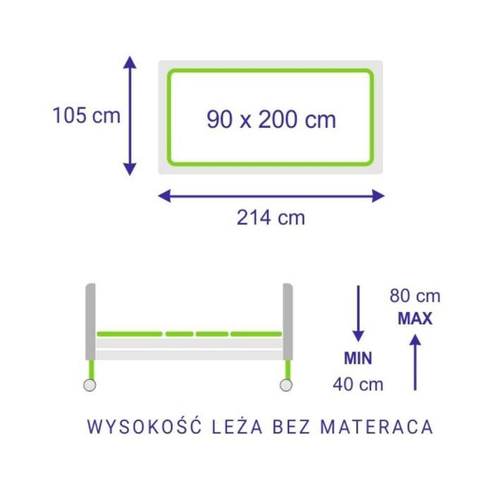 NOWE Łóżko rehabilitacyjne Taurus 2 LUX DOSTAWA MONTAŻ