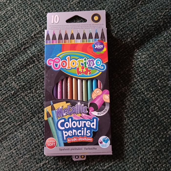 Kredki Colorino Kids Metallic 10 szt.
