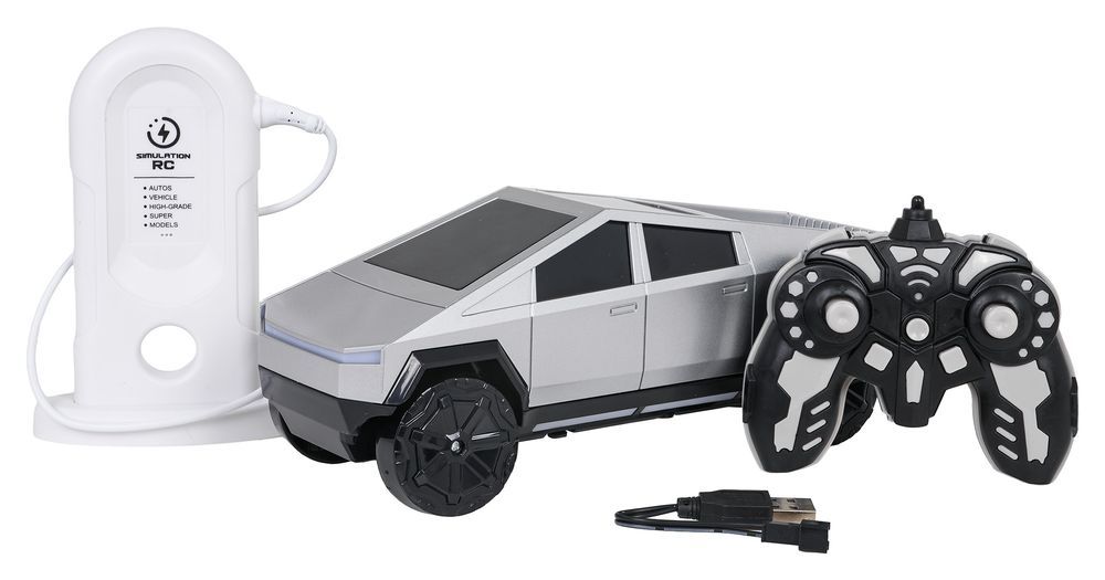 R/C Auto Track Srebrny + Stacja Ładowania