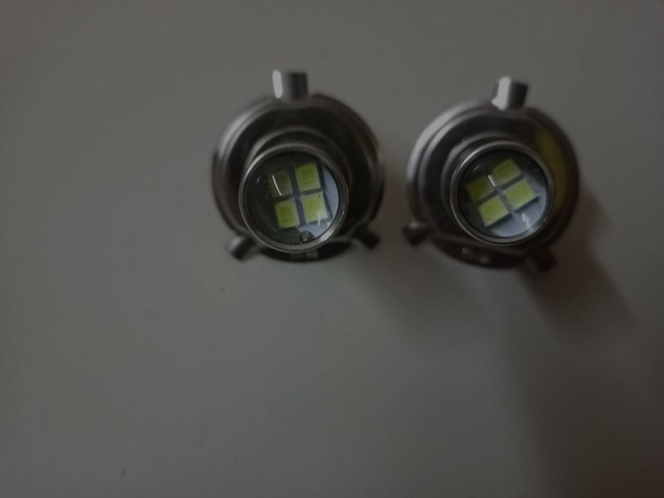 Н4 Лампи світлодіодні Льодово-Блакитні