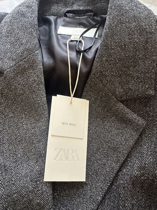 Піджак, блейзер oversize вовна Zara, розмір, S; M