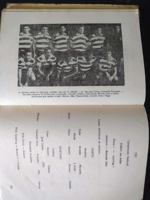 Livro Antigo com Todos os Resultados e Equipas FC Porto Sporting CP de 1933 a 1970 com 255 Paginas.