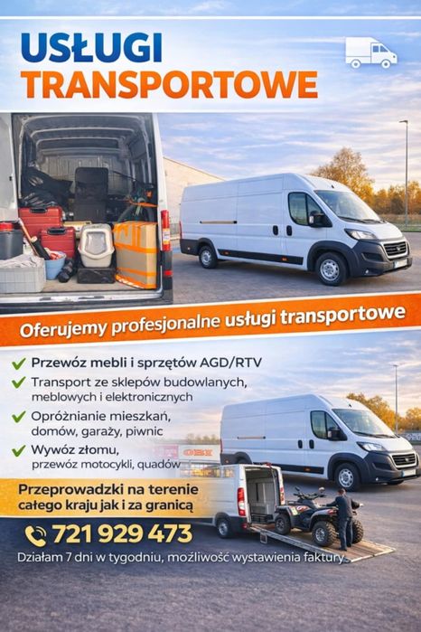 Usługi transportowe tanio Lubin Polkowice Głogów Legnica Wrocław