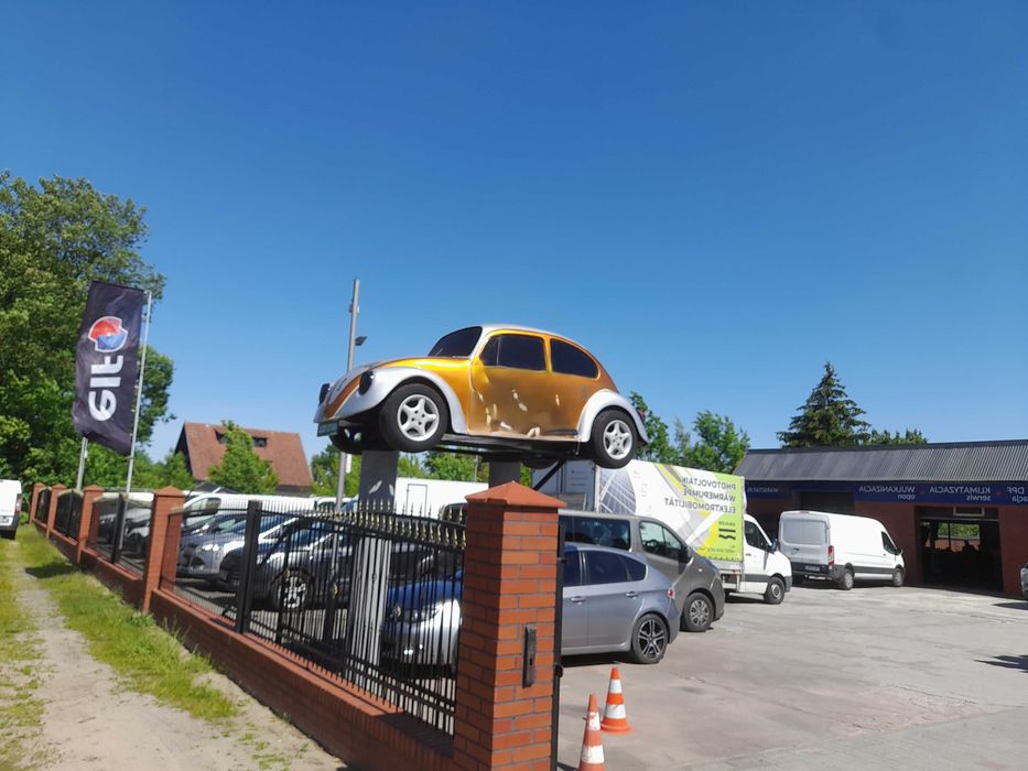 vw garbus  szyba  boczna   przód inne reklama