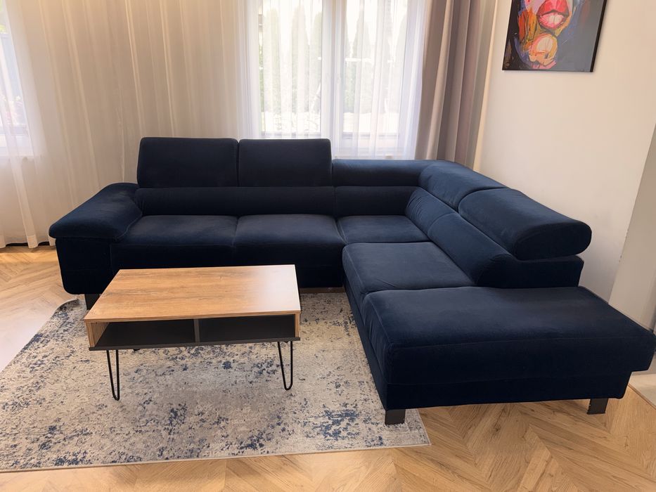 Narożnik duży rozkladany regulowane zagłówki