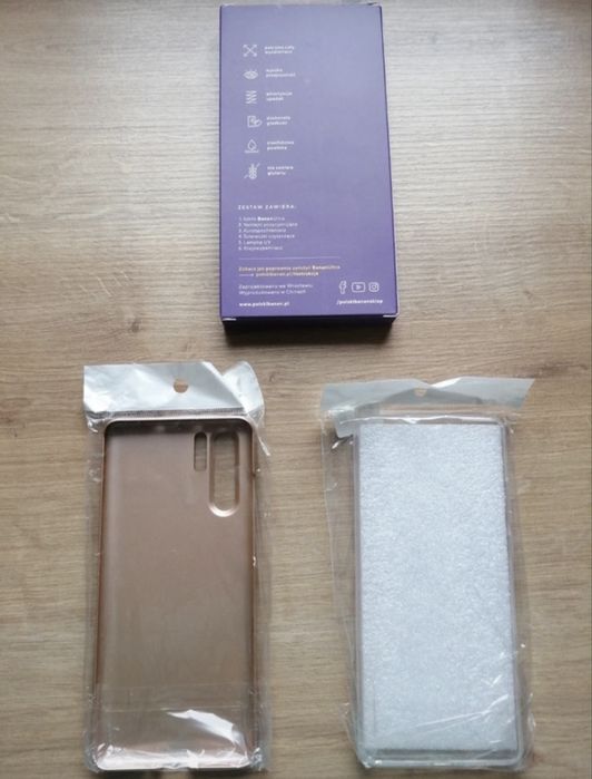 Pełna ochrona do Huawei p30 pro szkło hartowane Banan dwa etui plecki