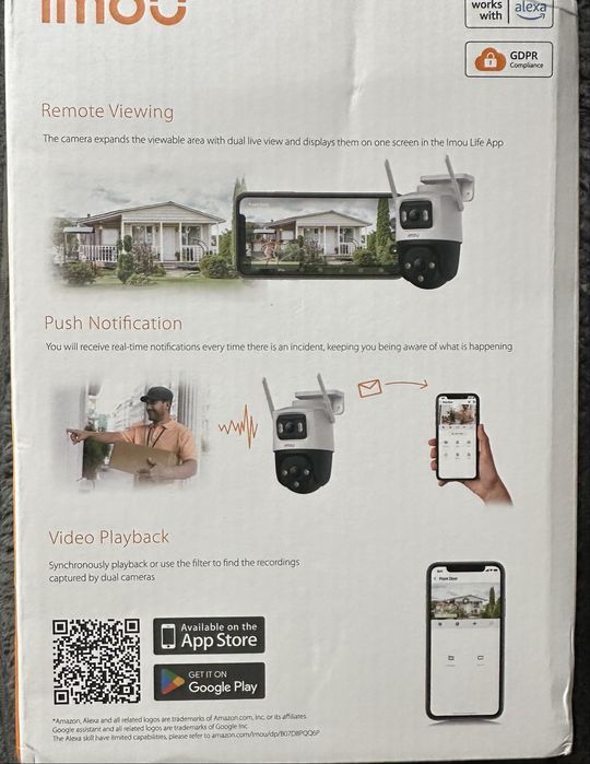Нова оригінальна камера відеонагляду IMOU Cruiser Dual 10 MP (3.6мм)