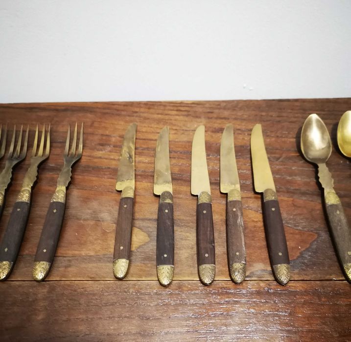 Talheres antigos em latão | século XVIII