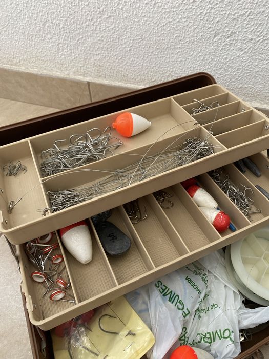 Caixa de pesca anos 70