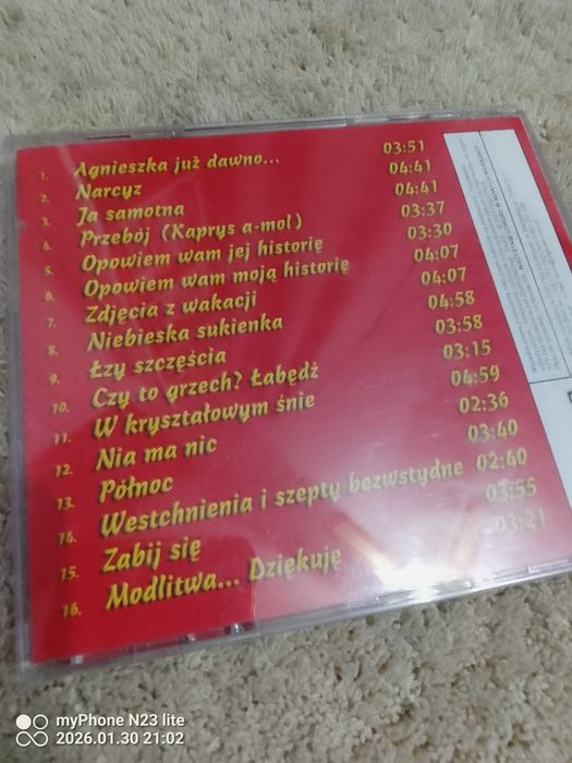 Łzy płyta CD największe przeboje.