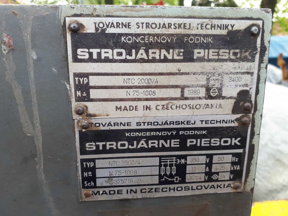 Nożyce gilotynowe Piesok NTC 200/4