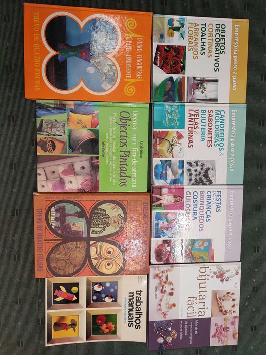 12 livros sobre Artesanato e Trabalhos Manuais