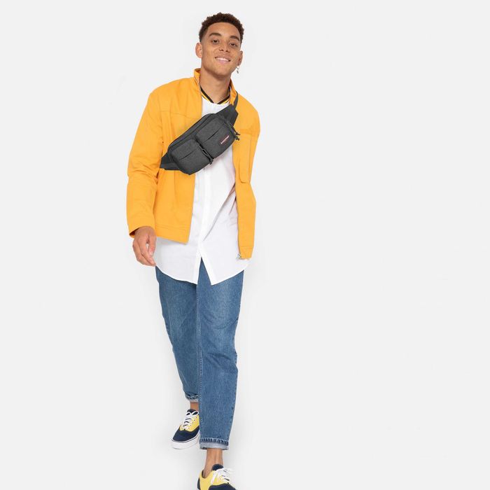 Поясная сумка EASTPAK Bumbag Double. - Black Denim