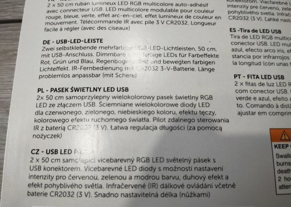 Paski ledowe usb LED Strip Nor-tec