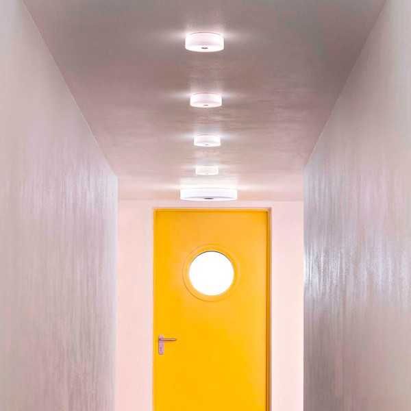 Plafonier MINI BUTTON Branco Opal da Flos (Original e Novo)