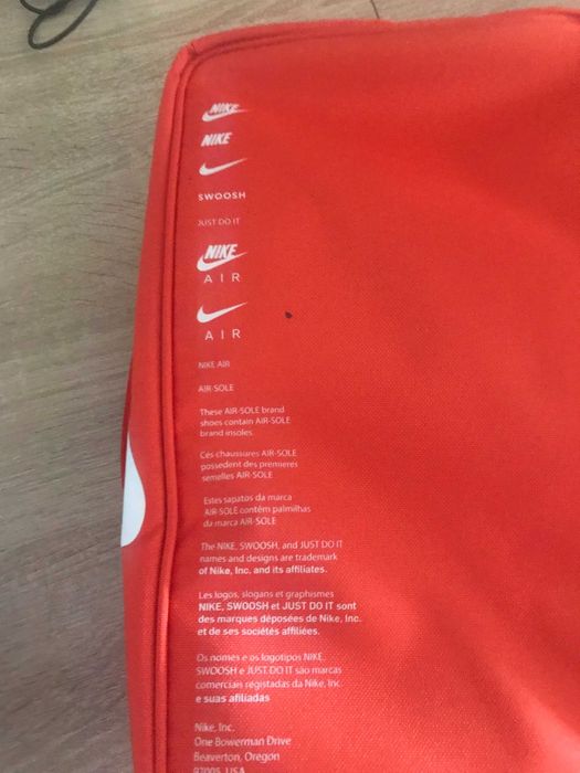 mala para transportar ténis nike como nova