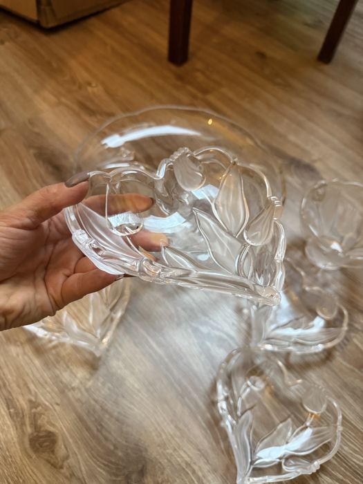 Zastawa stolowa, szklana, nowa