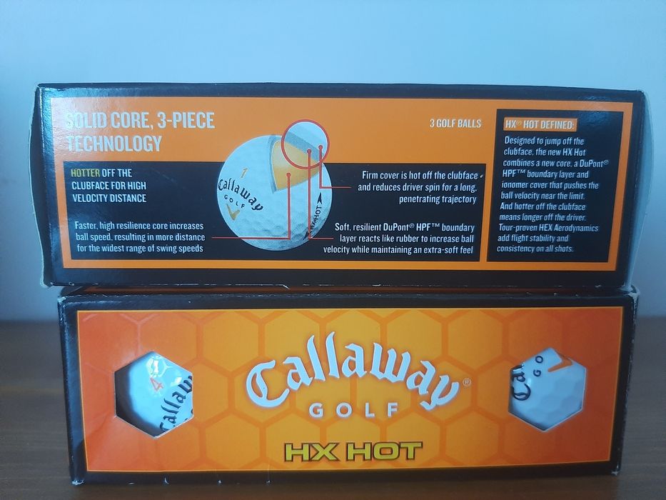 bolas caixas golf callaway  hx hot mc lady