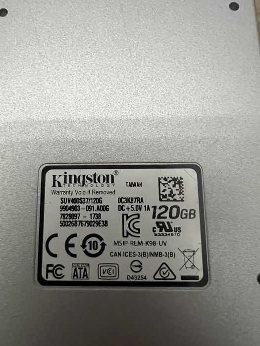 Dysk SSD Kingston 120GB 128GB c