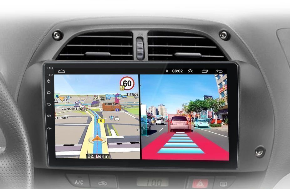 Radio 2DIN 9" Android Auto CarPlay Navi GPS Toyota RAV4 PL