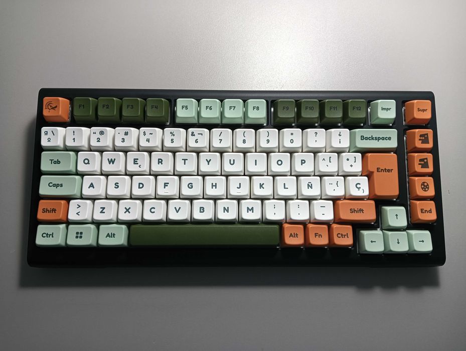 Teclado Custom ProjectD Tinker 75% ISO (Gateron G Pro 3.0 Yellow | Layout ES)