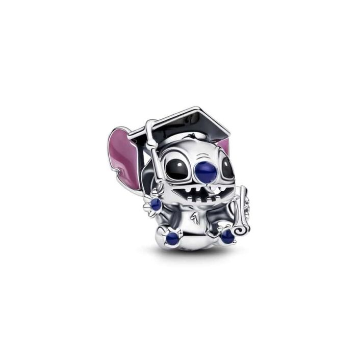 Conta Disney Licenciatura Stitch Pandora em Prata de Lei 925 Novo!