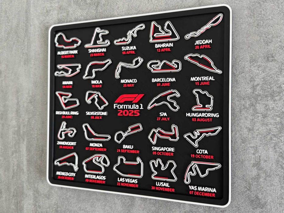F1 2025 3D Tracks Pistas