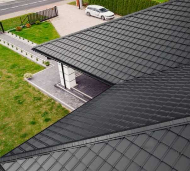 BLACHOTRAPEZ blachodachówka 2 modułowa TREND MAT TK ral 7016