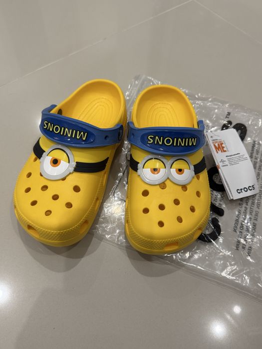 Дитячі сабо Crocs Fun Lab MINIONS J2 33-34 крокси міньйони 21,5 см