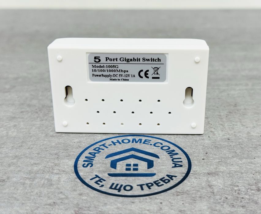 Гигабитный‼️5 портовый 1000Мбит свитч коммутатор сетевой для интернета