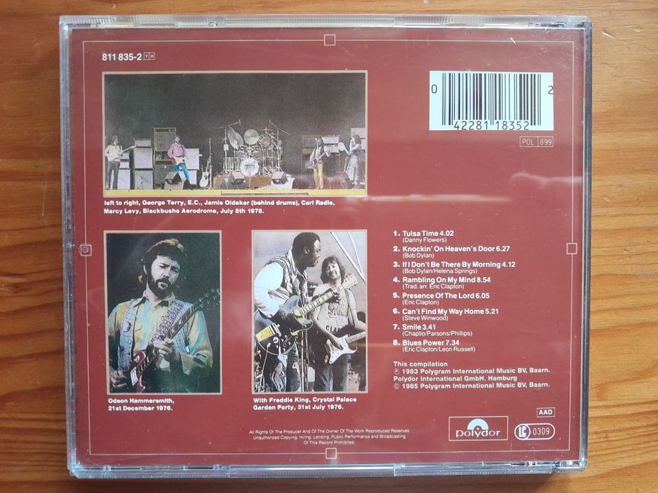 Eric Clapton - Timepieces Vol. II 'Live' In The Seventies