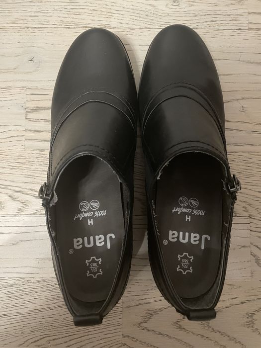 Skórzane botki 38,5