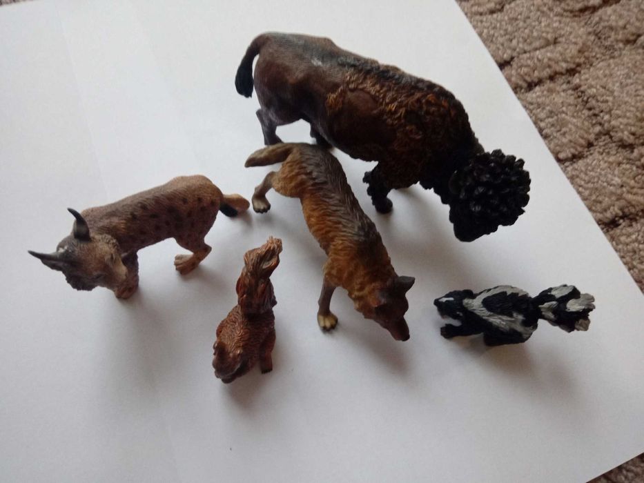 Zestaw zwierząt leśnych firmy Collecta nr 1. Stan idealny.