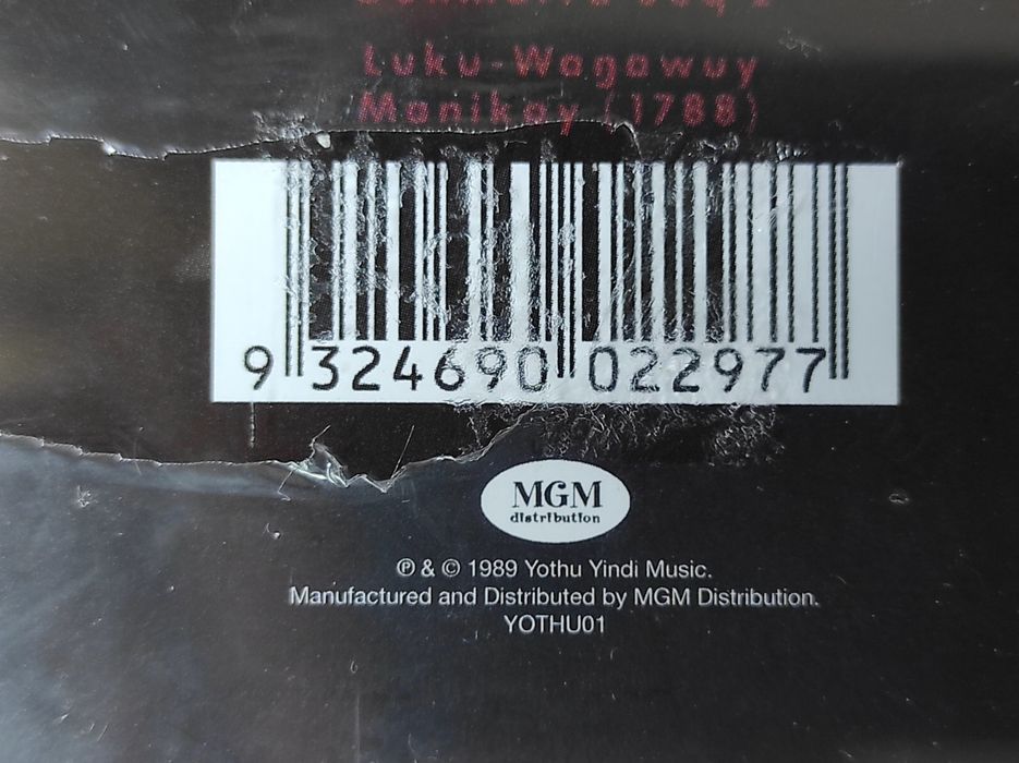 Yothu Yindi - Homeland Movement CD novo