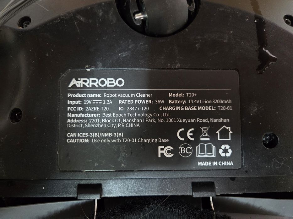 Робот пилосос Airrobo T20+