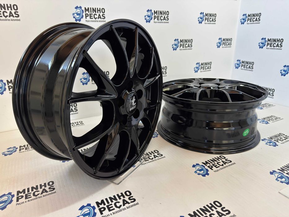Jantes em 16 (5x100) Preto Brilho