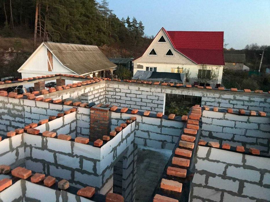 Строительство домов. Фундамент, Кровля. Строители Киев и область.