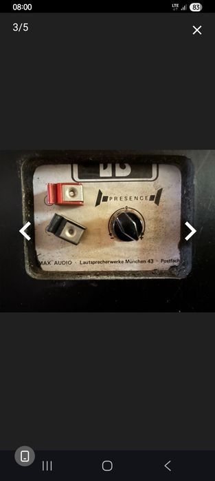 Kolumny głośnikowe Max  Audio .West Germany. 200 Watt. 93dB. Lublin