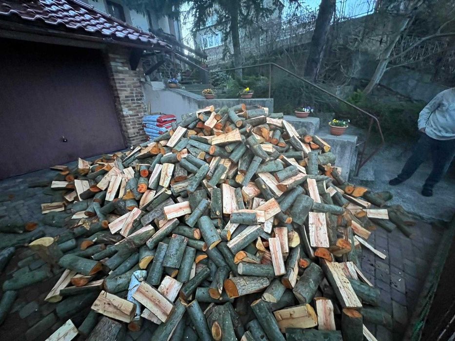 Drewno do kominka i pieca Suche mokre wiele rodzajów