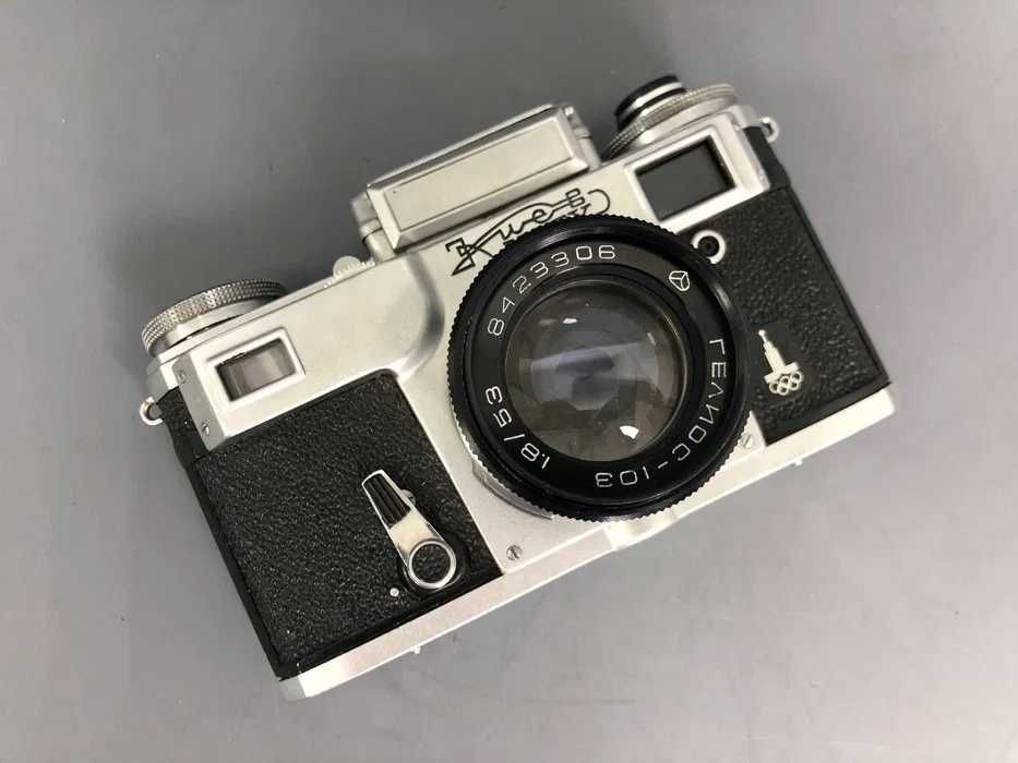 Фотоапарат Київ-4А з об’єктивом Геліос-103 53mm f/1.8, хороший стан